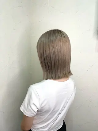 ショート 韓国ヘア🫧艶カラー 🫧髪質改善/オオヤのヘアスタイル