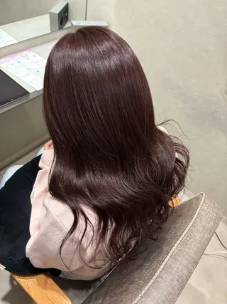 ロング カラー N°大分透明感カラー 三浦のヘアスタイル