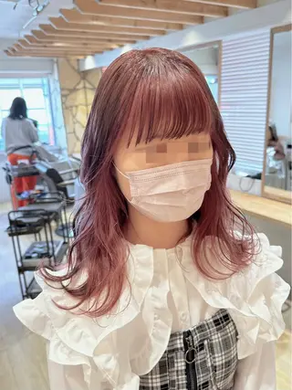 セミロング 新宿 木下拓哉のヘアスタイル