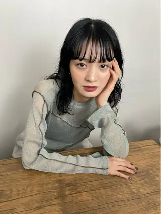 ミディアム パーマ Sana 🦢のヘアスタイル