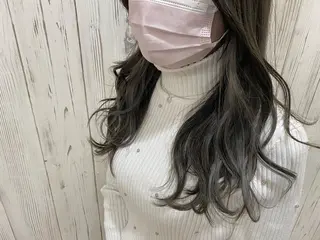 ロング カラー ヘアアレンジ ネイル 夜23時まで予約🉑 reverieあきらのヘアスタイル