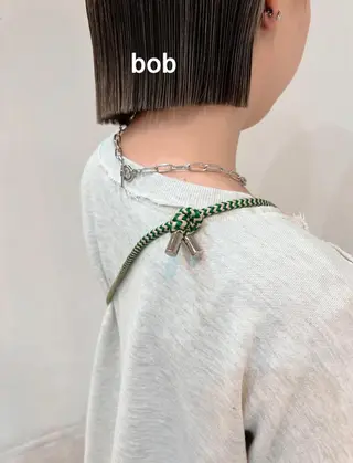ミディアム カラー ナチュラルなショート 北本空河のヘアスタイル