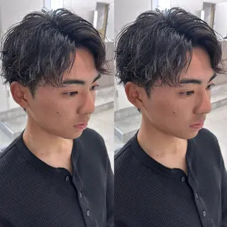 パーマ メンズ 波巻き・ツイスパ得意 /パーマ職人古田和也のヘアスタイル