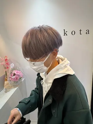 カラー メンズ kota. mokaのヘアスタイル