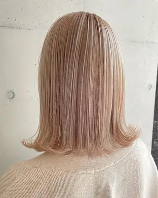 ミディアム カラー 仲山 和希のヘアスタイル