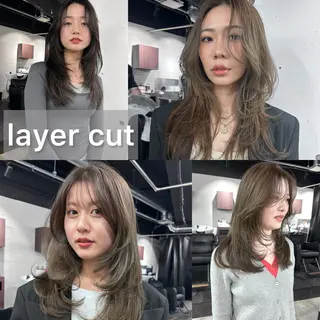 ミディアム Pia ツボイ ケイタのヘアスタイル