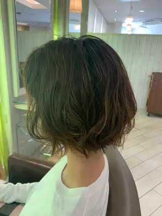 ミディアム カラー パーマ ヘアアレンジ メンズパーマ特化🔥 ツイスパ/シャドウのヘアスタイル
