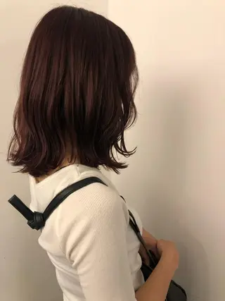 ミディアム カラー パーマ Bianca 代表 硲 貴亮【東武練馬】のヘアスタイル