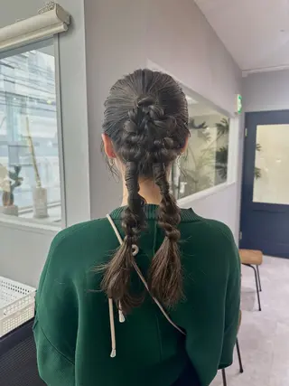 ロング ヘアアレンジ 似合わせ/赤み消し color🫧ひかりのヘアスタイル