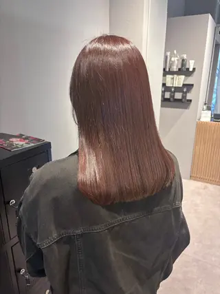 ミディアム Yuuka/ w colorのヘアスタイル