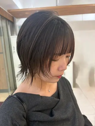 ショート レイヤー/透明感 カラー/ユウカのヘアスタイル