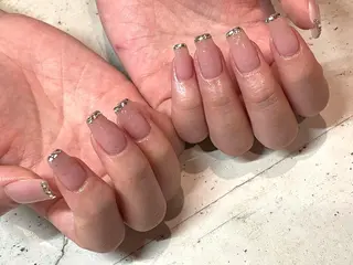 ネイル 韓国/ワンホン/長さ 出しつけ放題🎀のネイルデザイン