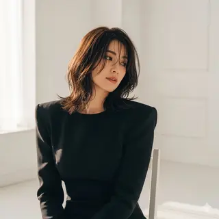 セミロング ✂︎ シンタク ✂︎のヘアスタイル