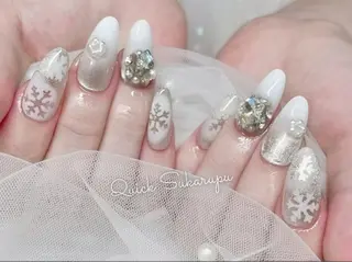 ミディアム Quick Sukarupuのネイルデザイン