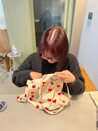 カラー 島田 果央のヘアスタイル