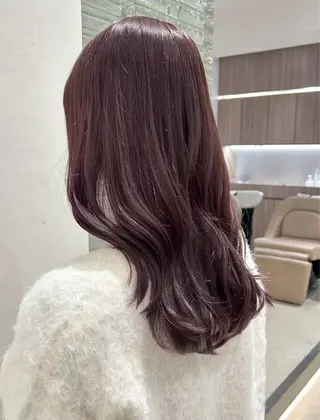 ロング カラー ヘアアレンジ ‎透明感×艶髪 ‎🫒maki🎀のヘアスタイル