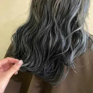 セミロング カラー 清村 和音のヘアスタイル