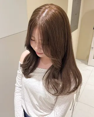 ロング カラー ヘアアレンジ 天神レイヤーカット No.1💖マユカのヘアスタイル