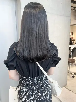 ロング カラー ヘアアレンジ 透明感カラー✂︎ /縮毛矯正/YUKAのヘアスタイル