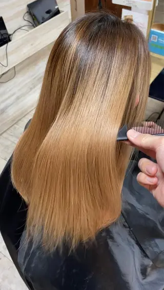 ロング 髪質改善 メンズパーマゆうひのヘアスタイル