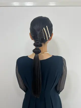 ロング 大羅 海比のヘアスタイル