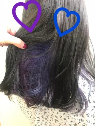 ミディアム カラー 新宿駅近♡個室 ♡関口三都季🌜のヘアスタイル