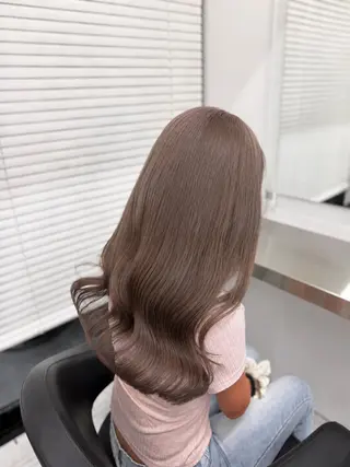 ロング カラー ヘアアレンジ 透明感カラー🎀艶髪 Anju/渋谷🎀のヘアスタイル
