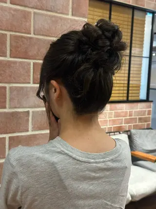 ロング ヘアアレンジ メンズ&ヘアアレンジ 🌼みねのヘアスタイル