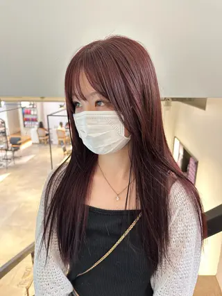 ロング カラー ヘアアレンジ ハイトーン特化 pepe🎀のヘアスタイル