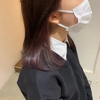 ミディアム 中村 桃子のヘアスタイル