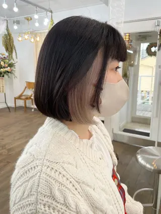 ミディアム カラー YURAGI🪴 FUTABAのヘアスタイル