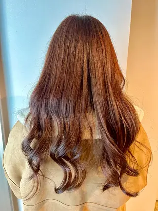 ロング カラー うしだ かおるのヘアスタイル
