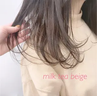 カラー 透明感カラー✂︎ /縮毛矯正/YUKAのヘアスタイル