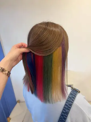 ミディアム 佐藤 亜加梨のヘアスタイル