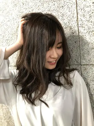 セミロング terra✨佐伯 晋吾のヘアスタイル
