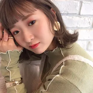 ショート 透明感/地毛風カラー AYAKAのヘアスタイル