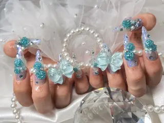 ネイル bijou nails 蓮のネイルデザイン