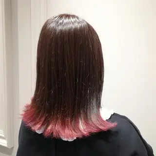 カラー ミディアム 🌺夏の褒められヘア 🌺 NAO のヘアスタイル