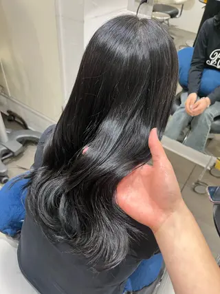 セミロング カラー 透明感カラーショート ボブツムギ♡のヘアスタイル