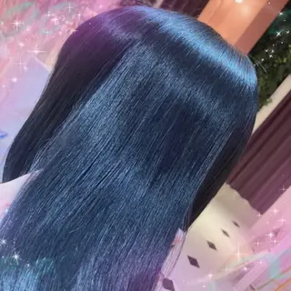 ロング カラー ビューティサロン ミルクのヘアスタイル