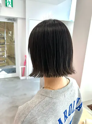 ショート カラー メンズカット ボブ/米崎駿也のヘアスタイル