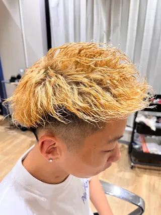 パーマ メンズ メンズサロン LiGKAITO🦖のヘアスタイル