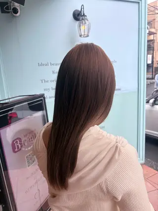 ロング カラー 河野穂香 /パーマモデル募集中のヘアスタイル
