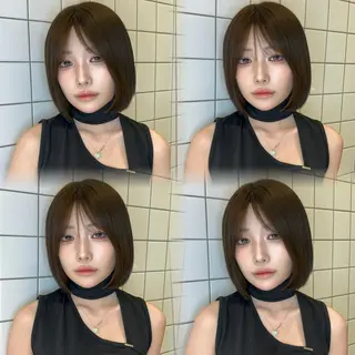ミディアム カラー ヘアアレンジ 韓国ヘア/ロー レイヤー/Rumiのヘアスタイル