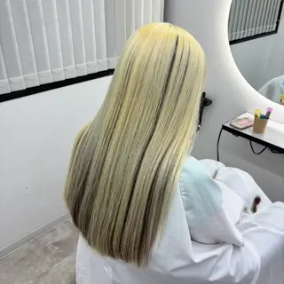 ロング カラー Ren. 🦋デザインカラーのヘアスタイル