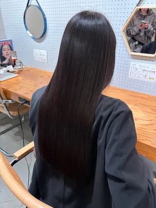 ロング 菊地 心のヘアスタイル