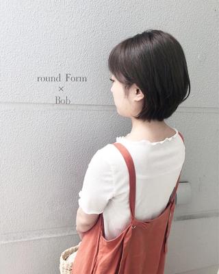 ショート 岸川 恭子のヘアスタイル