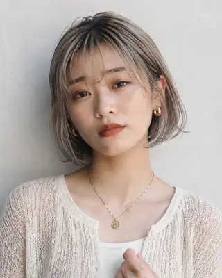 ミディアム カラーモデル募集☆ 小園彩夏のヘアスタイル