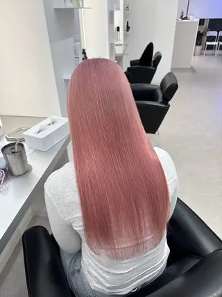 ロング カラー ブリーチ/艶カラー 💎koharu💎のヘアスタイル