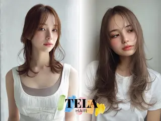 セミロング TELAHAIR 髪質改善特化型サロンのヘアスタイル
